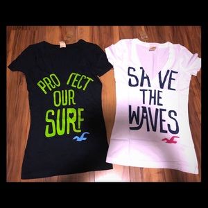 Hollister Save the Surf Save the waves shirt set